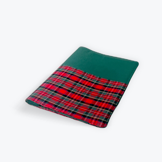 Bi-Carnet Le SAYEN - Tartan/Fir green