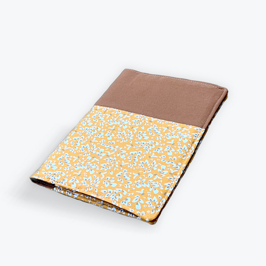 Bi-Carnet Le SANKA - Yellow/Chestnut Flowers