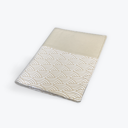 Bi-Carnet Le MILA - Japanese fan/Beige